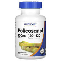 Полікозанол 100 мг 120 капс снижение холестерина Nutricost  Swanson США