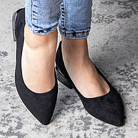 Туфли женские Fashion Baggy 2595 37 размер 24 см Черный
