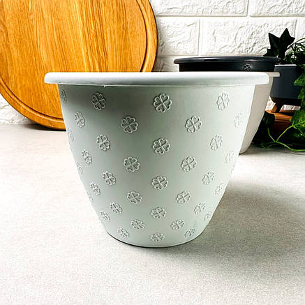 Середній вазон квітковий 18*14см 2л Полин, Верона Алеана, фото 2