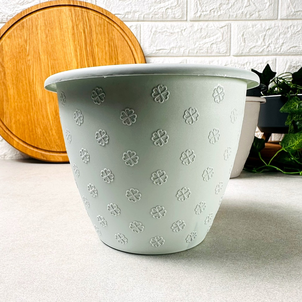 Середній вазон квітковий 18*14см 2л Полин, Верона Алеана