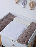 Cповивальний матрац Baby Veres 72х80 Velour Mokko 429.8, фото 3