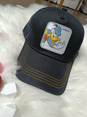 Кепка Бейсболка Тракер із сіткою Goorin Brothers Cartoons Donald Duck з качкою Дональд Даком джинс, фото 1