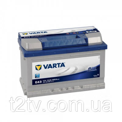 Акумулятор автомобільний Varta Blue Dynamic 72Аh (-/+) (572409068), фото 1