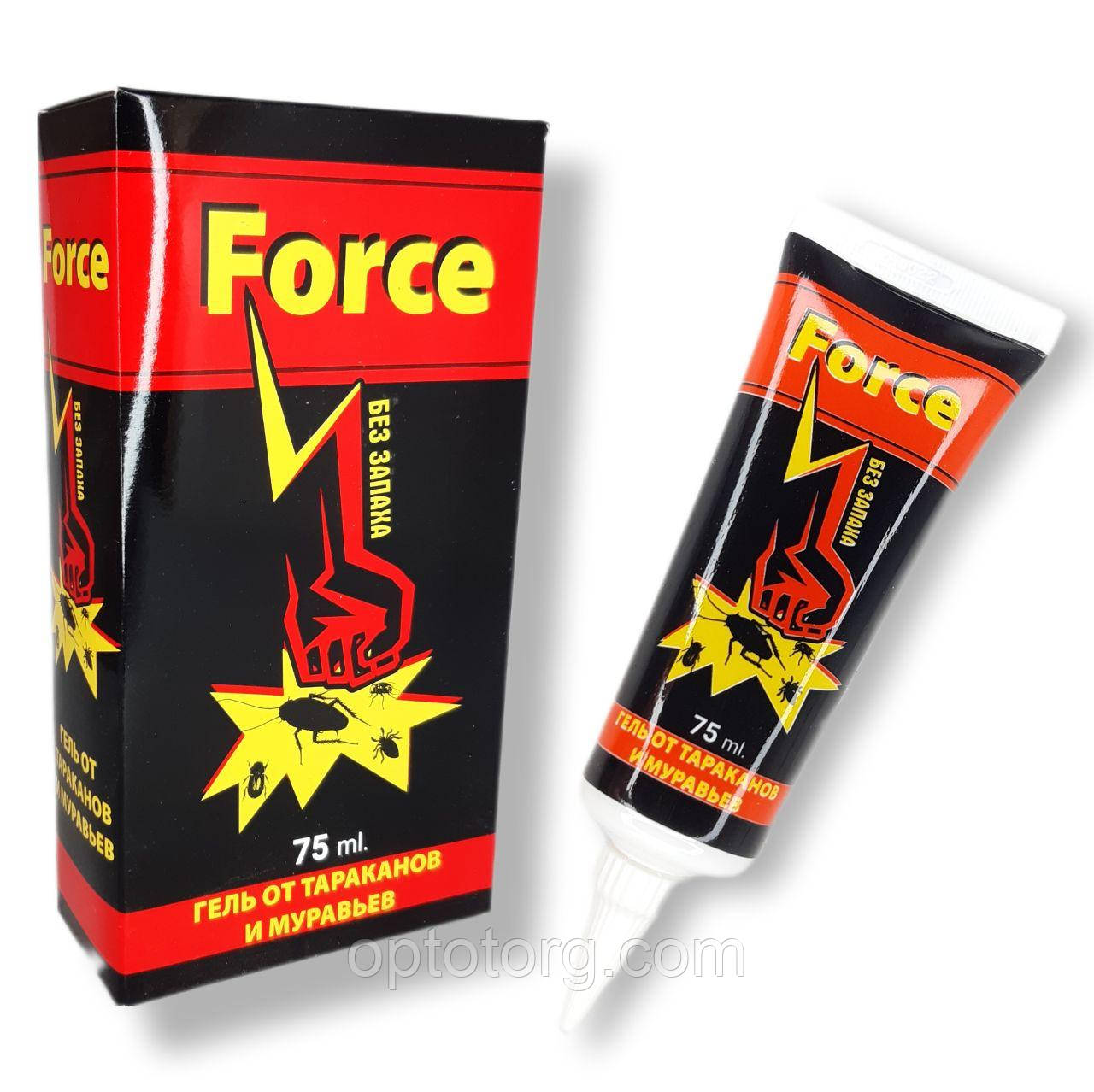 Гель шприц Force Форс від тарганів і мурах 75 г