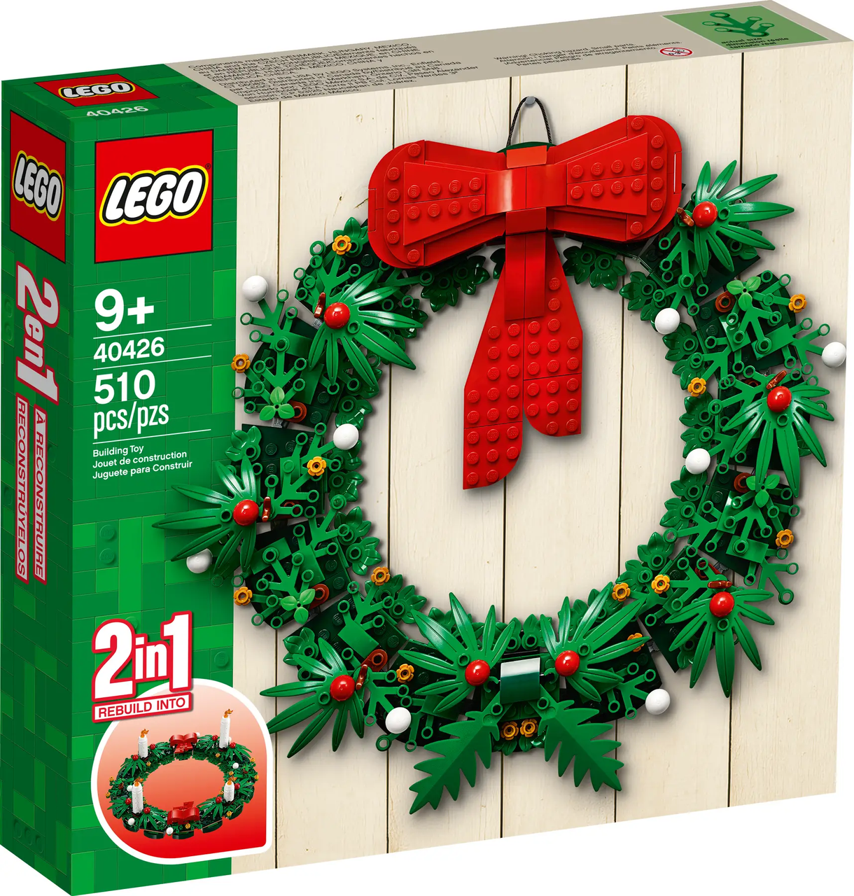 Lego Exclusive Різдвяний вінок 2-в-1 40426