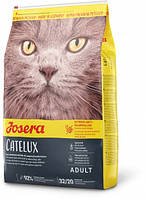 Сухой корм Josera Catelux Со вкусной уткой и картофелем для привередливых длинношерстных кошек. 10 кг.