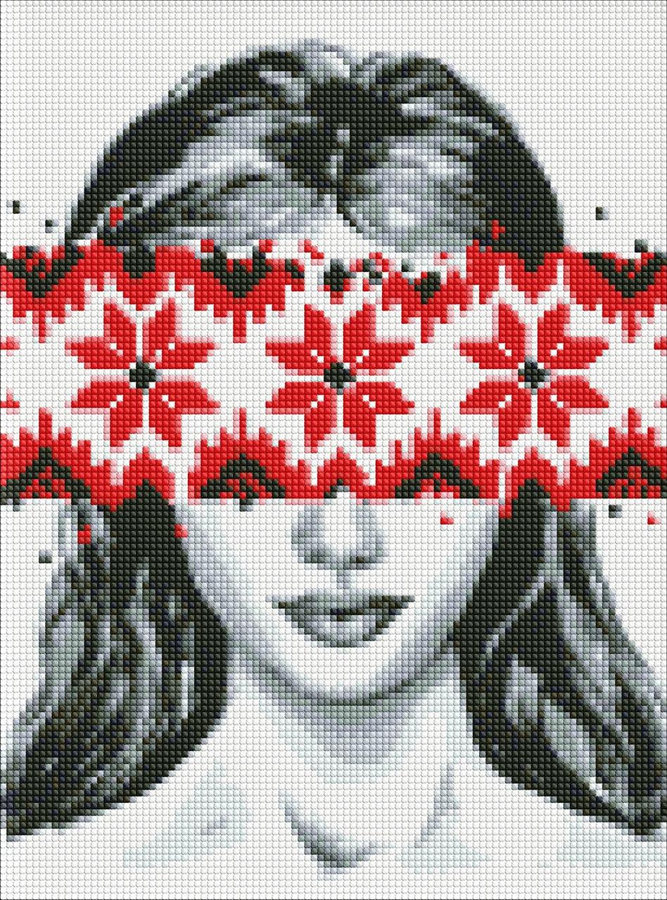 Алмазна мозаїка  ТМ Ідейка Оберіг  30х40 см, фото 1