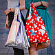 Еко сумка (екосумка шоппер, пляжна) для покупок, продуктів Faina Torba тканинна (ft-0001), фото 7