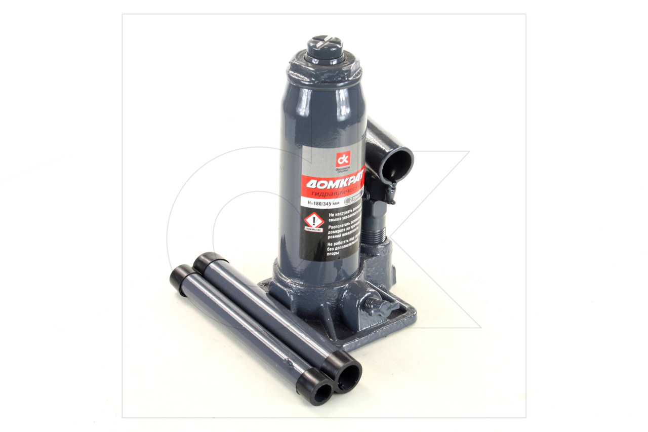 Домкрат 2т гідравлічний H=180/345 Дорожня карта, фото 1