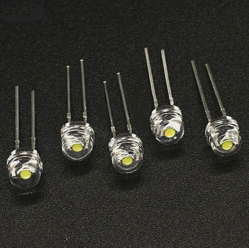 Упаковка світлодіодів led 5 мм біле світло 1000 штук, фото 1