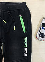 Штани під джинс утеплені для хлопчиків оптом, Seagull, 98-128 рр., Арт. CSQ-82298, фото 5