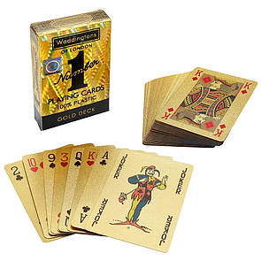 Гральні карти WADDINGTONS No.1, Gold Deck