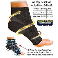 Шкарпетки компресійні, бандаж, що фіксує гомілковостоп ноги. відкриті пальці ніг. анти варикозні, артрит.