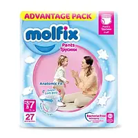 Трусики-подгузники Molfix XXL размер 7 (19+ кг), 27 шт для детей