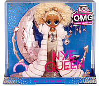 Коллекционная Кукла ЛОЛ Праздничная леди LOL Surprise Holiday OMG 2021 NYE Queen Новогодняя Королева