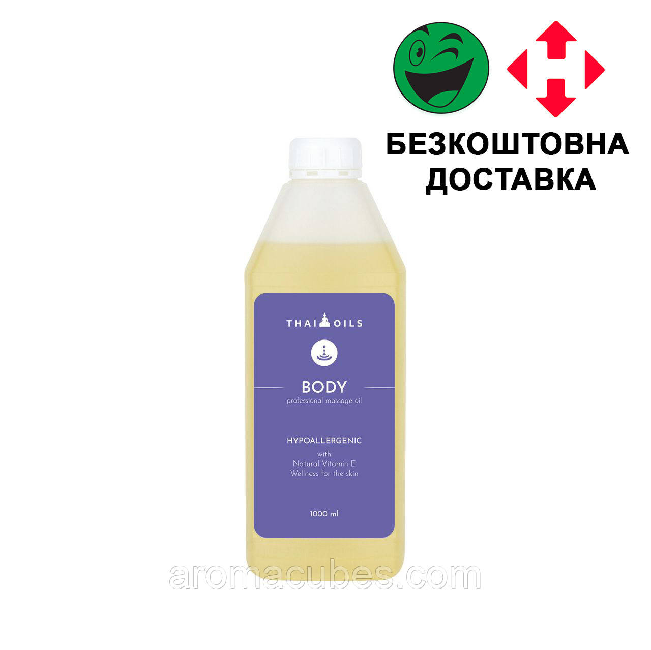 Масажне масло "BODY" 1 літр (БАДИ) - фото 1 - id-p1034413243