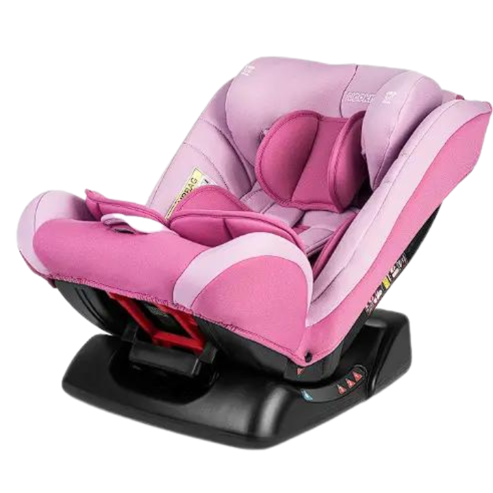 Кресло для машины Ricokids Luco 0-36 кг Pink детское универсальное с 0 месяцев с наклоном спинкипе - фото 3 - id-p2029149126