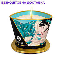 Массажная свеча Shunga Massage Candle - Island Blossoms (170 мл) с афродизиаками