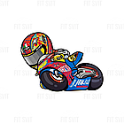 Наклейки Honda 25x30 cм, комплект 13 шт, фото 6