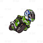 Наклейки Honda 25x30 cм, комплект 13 шт, фото 7