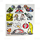 Наклейки Honda 25x30 cм, комплект 13 шт, фото 2