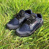 Кросівки сітка чоловіча сіточка 41 розмір. Чоловічі кросівки з тканини, що дихають. Модель 23576. EQ-748 Колір: синій, фото 4