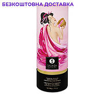 Пенящаяся соль для ванны Shunga Dead Sea salt Oriental Crystals — Rose Petal (500 г), соль Мертвого