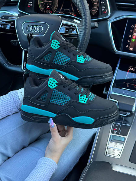 Nike Air Jordan Retro 4 Black Mint Winter