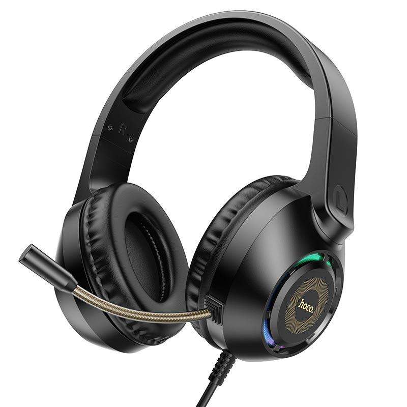 Наушники HOCO Sue headphones gaming W108 |RGB, 2m cord|