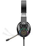 Наушники HOCO Sue headphones gaming W108 |RGB, 2m cord|, фото 4