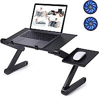 Стол для ноутбука Laptop table T8 с кулером MY