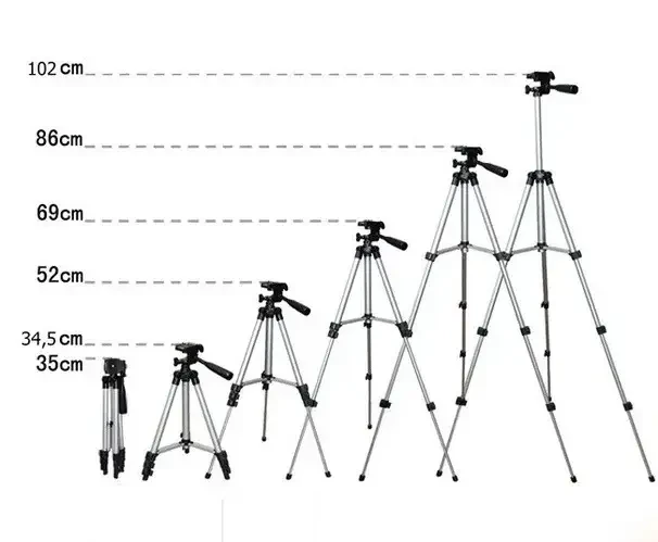 Штатив тренога Tripod 3110 телескопический для фотоаппарата, смартфона MY - фото 8 - id-p2029169144