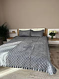 Покривало велюрове 220*250см з наволочками 2шт 50*70см, фото 8