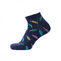 Шкарпетки жіночі DUNA демісезонні бавовняні 38-40(р) темно-синій (3079)