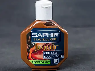 Крем - фарба Saphir Juvacuir для гладкої шкіри світло-коричневий 75 мл