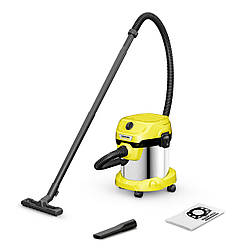 Універсальний пилосос для сухого та вологого прибирання Karcher WD2 Plus V-12/4/18/C 1000 Вт