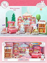 Набір меблів для ляльок "Магазин" з фігуркою зайчика топ