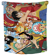 Плед Ван-Пис One Piece качественное покрывало с 3D рисунком размер 135х160