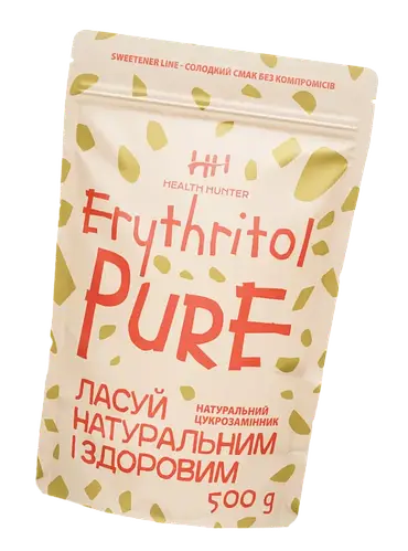 Сахарозаменитель Эритритол Eritritol PURE, 500 г, Health Hunter (ID ...
