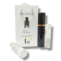 Духи мужские 3в1 Dior Sauvage 45 мл. (Диор Саваж)