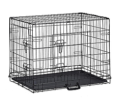 Металева клітка Dog Crate M для транспортування собак — 76 x 47 x 53 см