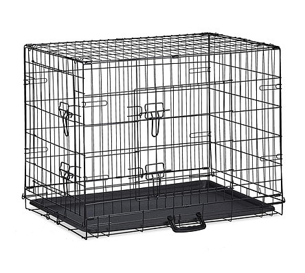Металева клітка Dog Crate M для транспортування собак — 76 x 47 x 53 см, фото 1
