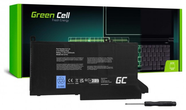 Green Cell DJ1J0 do Dell Latitude 7280 7290 7380 7390 7480 7490, фото 1