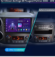 Junsun 4G Android магнітола для Citroen Berlingo 2 B9 Peugeot Partner 2008 - 2019