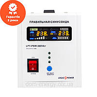 ИБП с правильной синусоидой 12V LPY-PSW-500VA+ (350Вт) 5A/10A для котла насоса бесперебойника