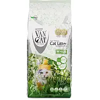 Бентонитовый наполнитель для котов Van Cat Большой комкующийся 0.6-4 мм Классик Натурал без запаха 15кг (223)