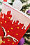 Новорічний подарунковий чобіток, Різдв"яний носок, з вишивкою, червоного кольору, вишивка - Олень.ПП"Світлана-К", фото 4