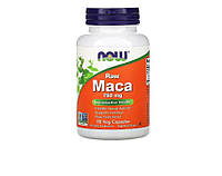 NOW Foods, Raw Maca Мака необроблена, 750 мг, 90 вегетаріанських капсул