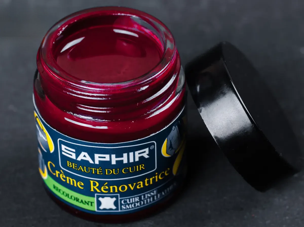Рідка Шкіра Saphir Creme Renovatrice цв. бордовий 30 мл