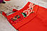 Новорічний подарунковий чобіток, Різдв"яний носок, з вишивкою, червоного кольору, вишивка - Калина.ПП"Світлана-К", фото 5